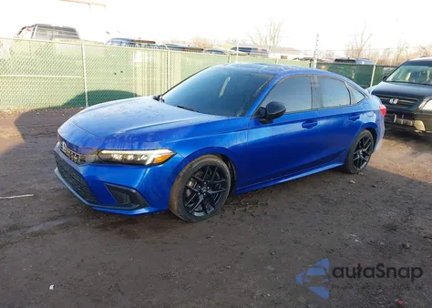 2022 Honda Civic Sport z USA, uszkodzony, nr VIN 2HGFE2F59NH568410